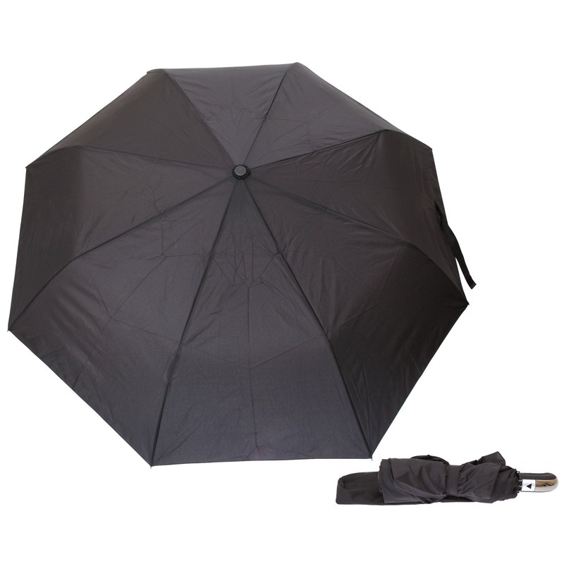 Universaltextilien Automatischer Regenschirm (siehe Beschreibung) (Schwarz)
