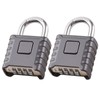 2 Pack disecu Heavy Duty 4 Digit Combination Lock, One