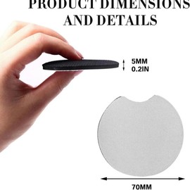 Old School Brown Camo Wood Duck Car Coasters, Set of Two, Car Cup Holder