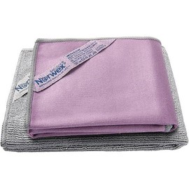 Norwex Basic Package | Window & Enviro Cloth Cleaning Glass I micro fiber clean kitchen hand Cleaning dry dish Microfiber Violin coral velvet - Color: Pack 2 (Gray+Violet)