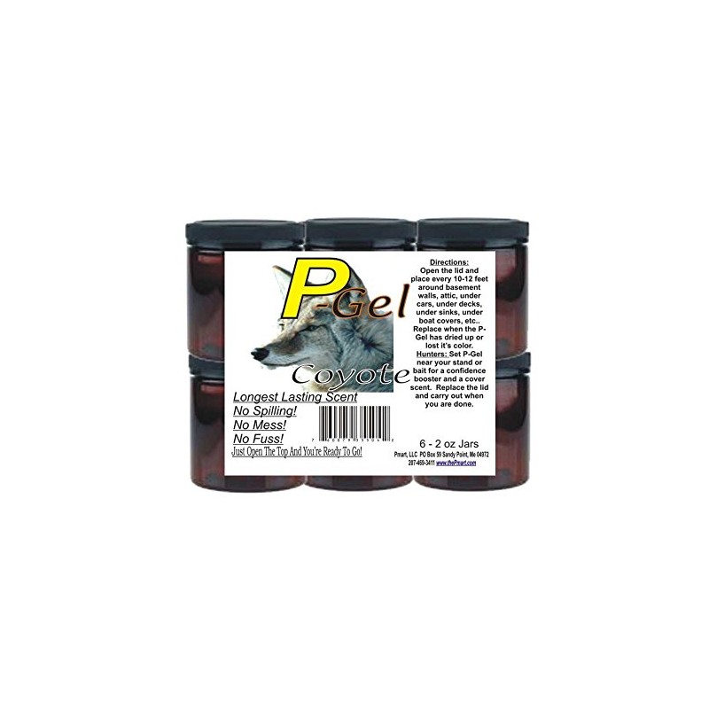 The Pee Mart - Coyote Urine P-Gel 6 Pack