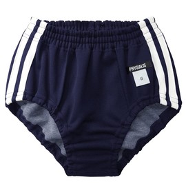 PHYSALIS V2 Bloomers, V2 Type, PT Middle Cut, 2 Lines, School Sales, Gymnastics Clothes, Sports Bloomers, dark navy