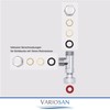 VARIOSAN 10360 3/8 Inch Brass T-Piece Distributor for Angle Valves,