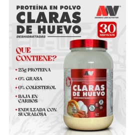 Proteína En Polvo De Claras De Huevo Deshidratadas Adv                                                                                                