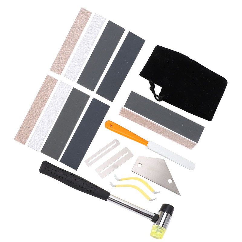 17Pcs Guitar Luthier Tool Set Kit Fret Installation Repair Tools