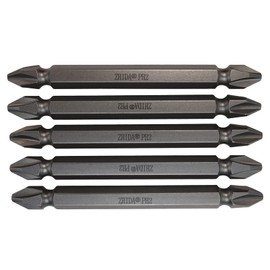 ZHIDA Double Ended Screw Impact Bits Phillips PH2 Three Inch Long 5 PC