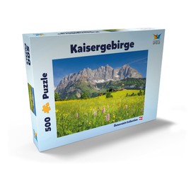 MyPuzzle Bauernhaus vor dem Wilder Kaiser, Austria, Tyrol - Kaiser Mountains - Premium 500 Piece Puzzle - MyPuzzle Special Collection by Starnberger Spiele