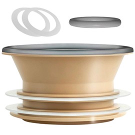 DZDTWM Toilet Flange Better Than Wax Toilet sea Wax ringl，abs Plastic Toilet Flange Ring，Toilet Wax Ring Replacement kit，Suitable for 4" Sewer Pipe