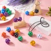 PandaHall Pack of 20 D20 Cube Charms Acrylic Number Pendant