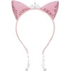 Girls Headbands Cat Cat Ear Headband Glitter Sequin Animal Ears