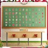 Faccito 231 Pcs Christmas Bulletin Board Decoration Winter Letters Cutouts