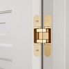 YAGU 3 Way Adjustable Invisible Door Hinge Concealed Hidden 180