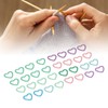 Knitting Stitch Markers Heart Shape Safety Pin Stitch Markers Metal