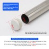 70mm White Plastic Plugs, Round Tube Covers, Inner End Caps