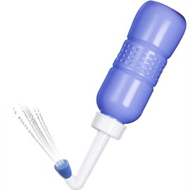 Portable Bidet Bottle for Travel Personal Hygiene Care Manual Bidet (11in), Blue