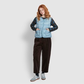 JAJU [JAJU/자주] 여 라이트 다운필 베스트_민트 블루 [JAJU] Women's Light Down Fill Vest_Mint Blue
