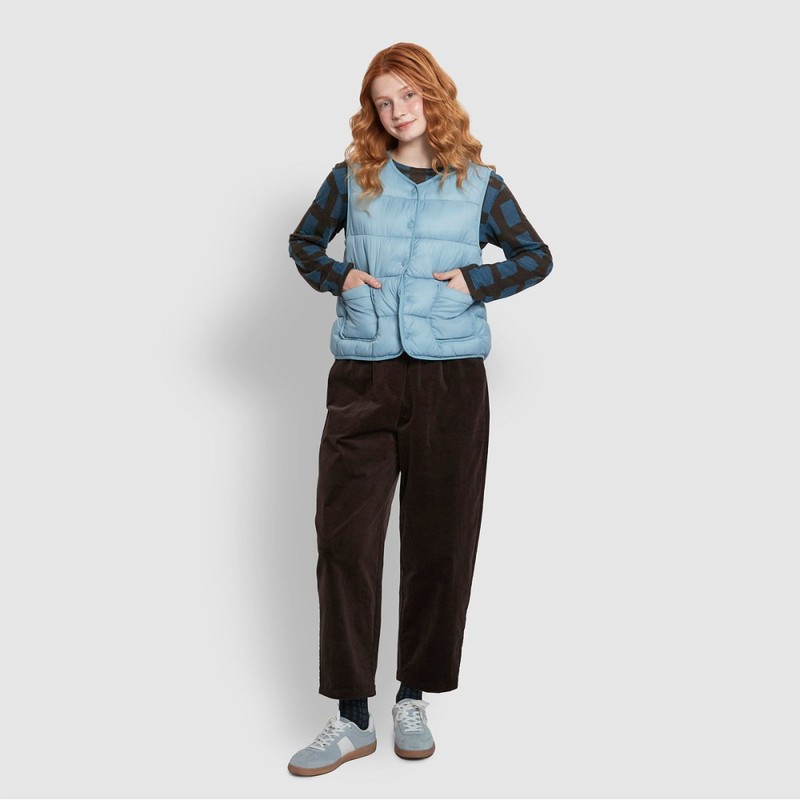 JAJU [JAJU/자주] 여 라이트 다운필 베스트_민트 블루 [JAJU] Women's Light