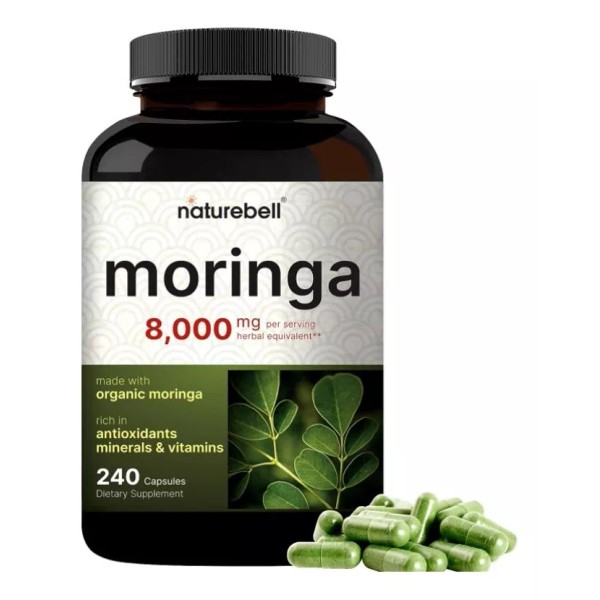 Naturebell Moringa Oleifera 8000mg Naturebell 240 Caps Mejora Digestion