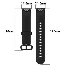 FitTurn 6 Pack Sport Bands Compatible with Xiaomi Mi Watch Lite/Redmi Watch - Soft Silicone Waterproof Strap Wristbands for Women & Men