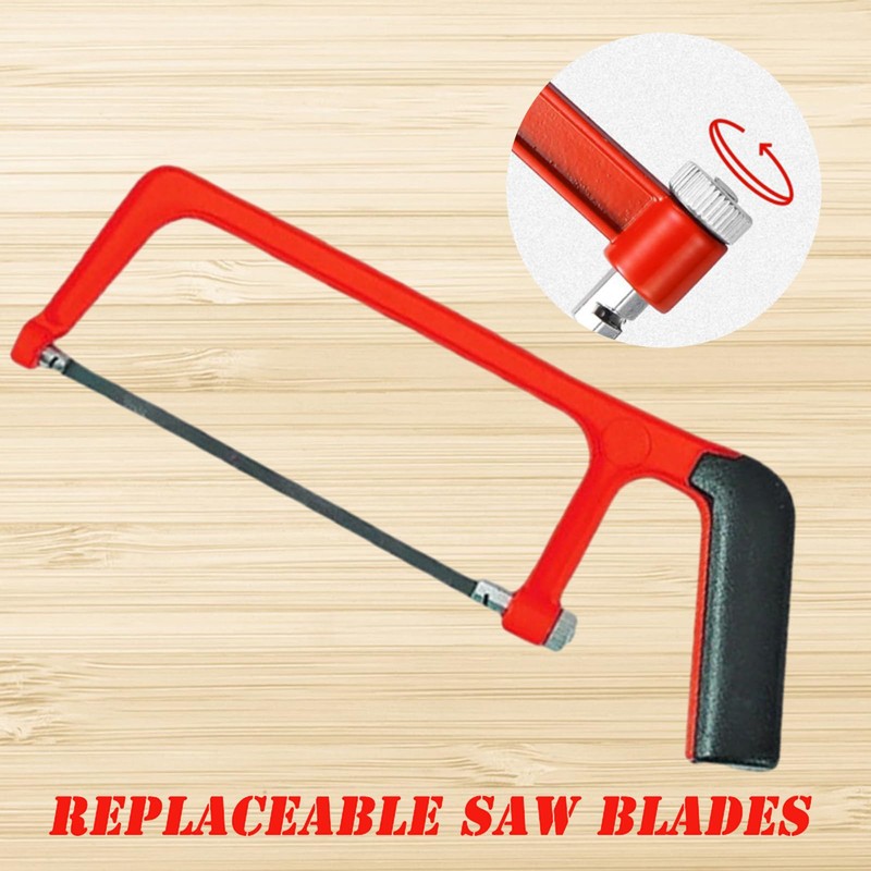 Hacksaw, Professional Hack Saw Small Metal Cutting Saw Adjustable Angle