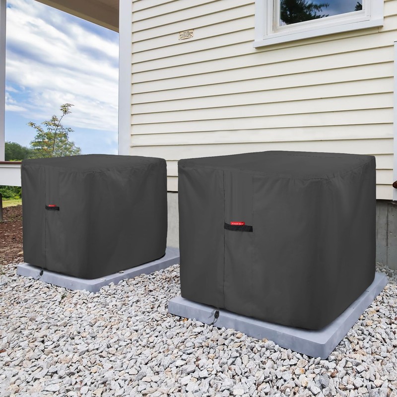 Porch Shield Waterproof AC Covers – Heavy Duty Square Air