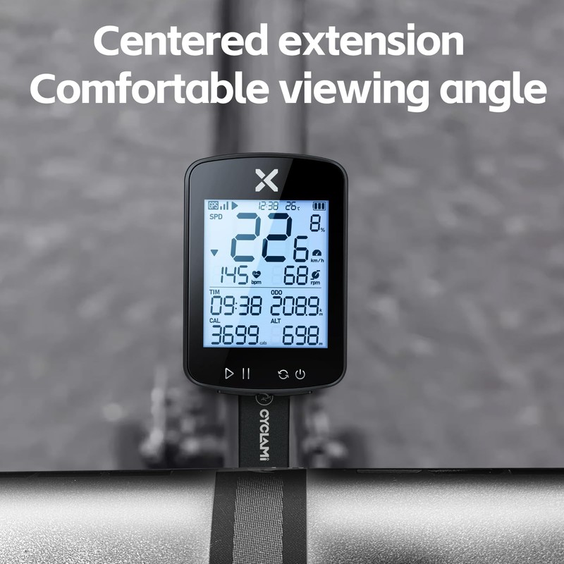 CYCLAMI Out Front Bike Mount Compatible with Garmin,XOSS,IGPSPORT,CooSpo,GPS Bike Computer