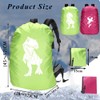 PASLFC Backpack Rain Cover, Pack of 2 Backpack Rain Cover,