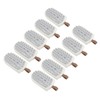 10PCS Silicone Massager Brush Exfoliation Dandruff Removal Ergonomic Hair Scalp