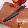 YUSOTAN Ceramic Chef Knife-8" Ceramic Knife with Sharp Ceramic Blade,with