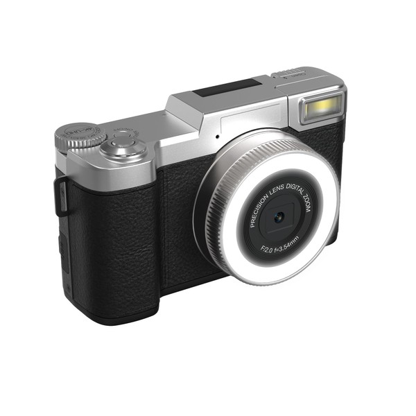 Digital Camera,5K 64MP Cameras for Photography with Beauty Light 180°,