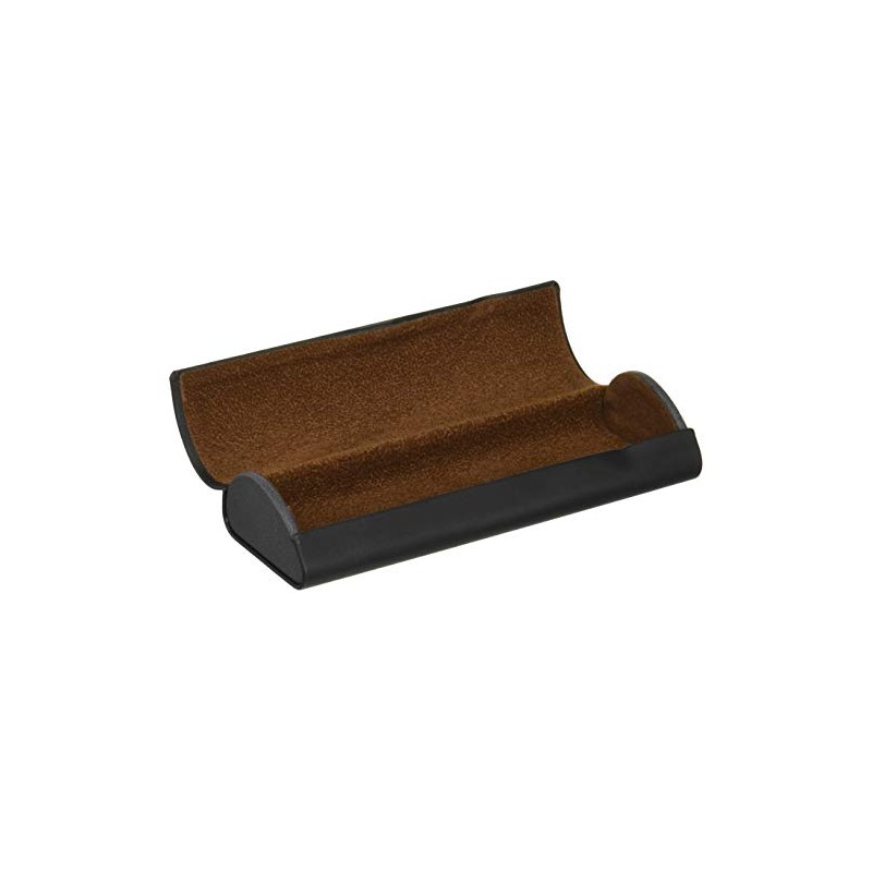 Tccase HY-8036-2 Glasses Case, Black, Hard, Magnetic, Thin