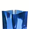 100x Premium Shiny Blue Mylar Foil Open Top Bags (9x13cm
