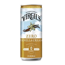 Virgil's Zero Sugar Vanilla Cream Soda 24pk Slim Can