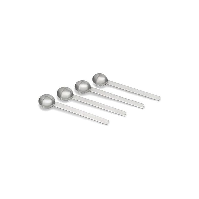 Blomus Utilo Cappuccino Spoon, 4 Piece Set