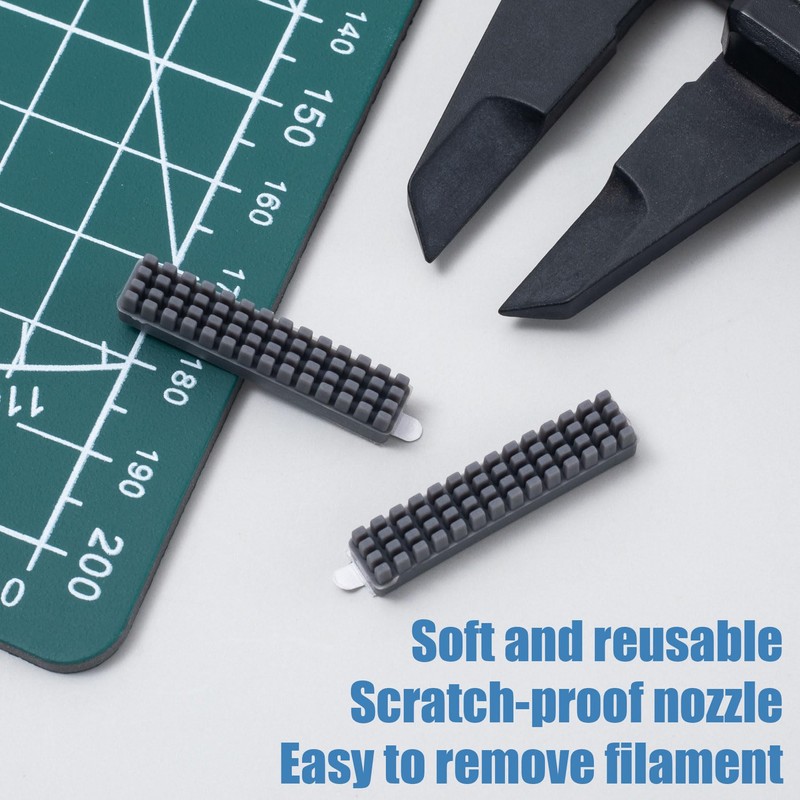 Joez Wonderful 2 Pcs Silicone Nozzle Brush for Bambu Lab