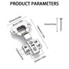 Monsully 8 Pcs Cabinet Hinges, Kitchen Cupboard Hinges Cupboard Hinges