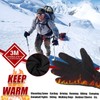 RIGWARL Winter Gloves for Cold Weather, Touch Screen Waterproof Windproof