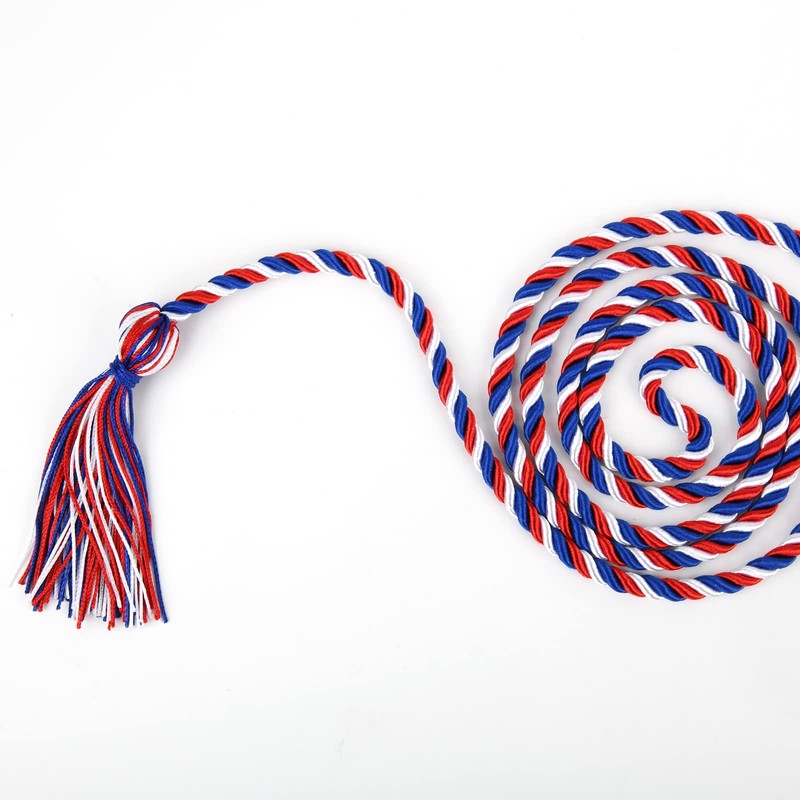 Pack of 2 Graduation Honor Braided Cords with Sewing Tassels