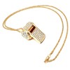 UGpine Whistle, Metal Crystal Rhinestone Whistle, Shining Whistle Bling Whistle