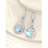 TOUPOP Sea Turtle Earrings for Women 925 Sterling Silver Sea