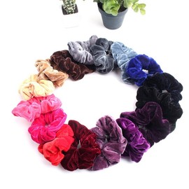 Soft Velvet Scrunchie, Small Size, 16 Colors / 부드러운 벨벳 곱창 머리끈 소형사이즈 16종 칼라 부드러운 벨벳 곱창 머리끈 소형사이즈 16종 칼라