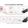 StorageWorks Tie Rack with 20 Hooks, 2-Pack Wall-Mounted Wooden Hangers
