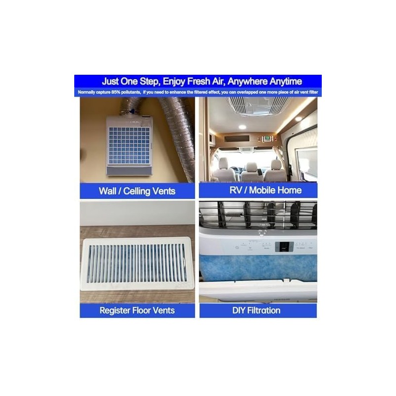 Air Vent Filters, 16" x 90" Cut to Fit Air