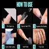 TOMICCA False Nail Tips, Square Nail Tips, 240 Pieces, Square