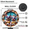 10-Inch Custom Wooden Clock that is a Miniature Model of