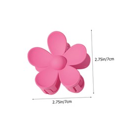 VICASKY 3 pcs Flower Hair Claw Clips Cute Decorative Small Clips for Women Unique Floral Design Deep Fruit and Lightweight and Comfortable for Everyday Wear