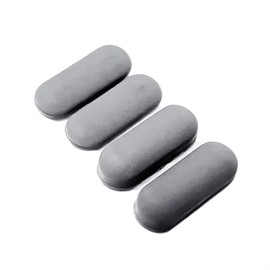 ZAHARA 4PCS Grey 2 Thick and 2 Thin Bottom Cover Rubber Non-Slip Bumper Foot Feet Pad for Dell Latitude 5500 5501 5502 5505 5509 5510 5511 / Precision 3540 3541 3542 3550 3551 Removable Tape