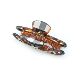 Meilliwish Elegant Large Women's Ponytail Holder Hair Clip (D101) (Crown Black)