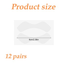 12 Pairs Anti Wrinkle Patches for Lips & Smile Lines, Reusable Lip Lift Tapes Overnight Hydrating Facial Patches to Smooth Wrinkles Fine Lines