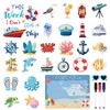 27PCS Cruise Door Decorations Magnetic, Cute Nautical Cruise Door Magnets